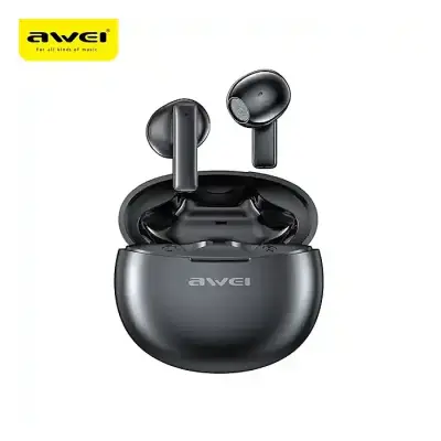 Awei T87 TWS Earbuds Wireless Bluetooth Earphones With Mic HD Call Noise Reduction Headphones Hifi Sound Music Gamer Headset